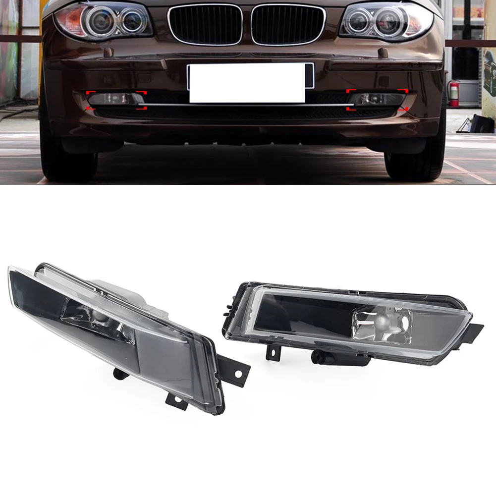 Car Front Bumper Fog Light Without Bulbs For BMW 1 Series E81 E87 2007 2008 2009 2010 2011 2012 63177181287 63177181288