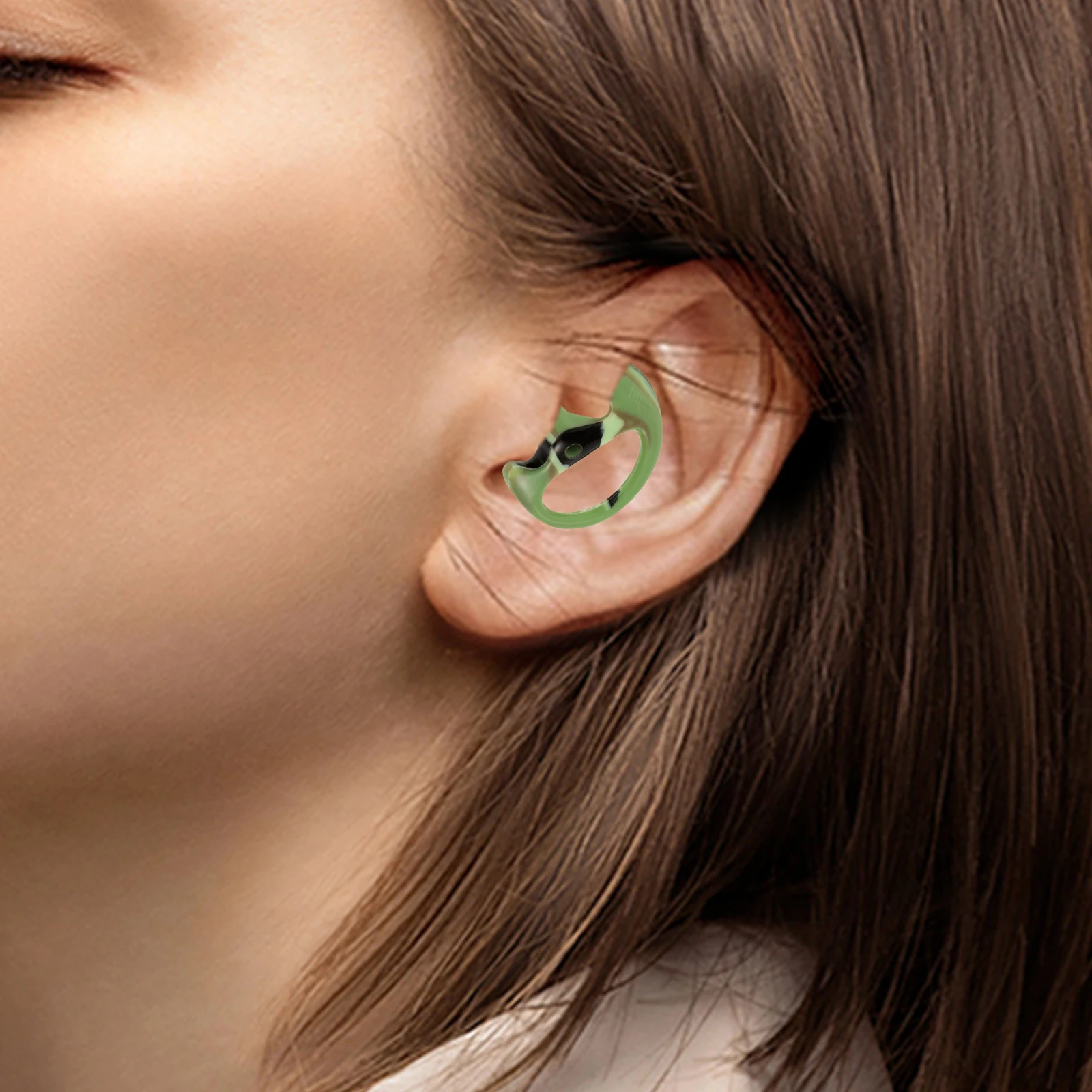 

1 Pair Silicone Earpiece Insert Talkie Earbuds Silicone Earpiece Accessory Mold Replacement Interphone Supply Earmold Ear Buds