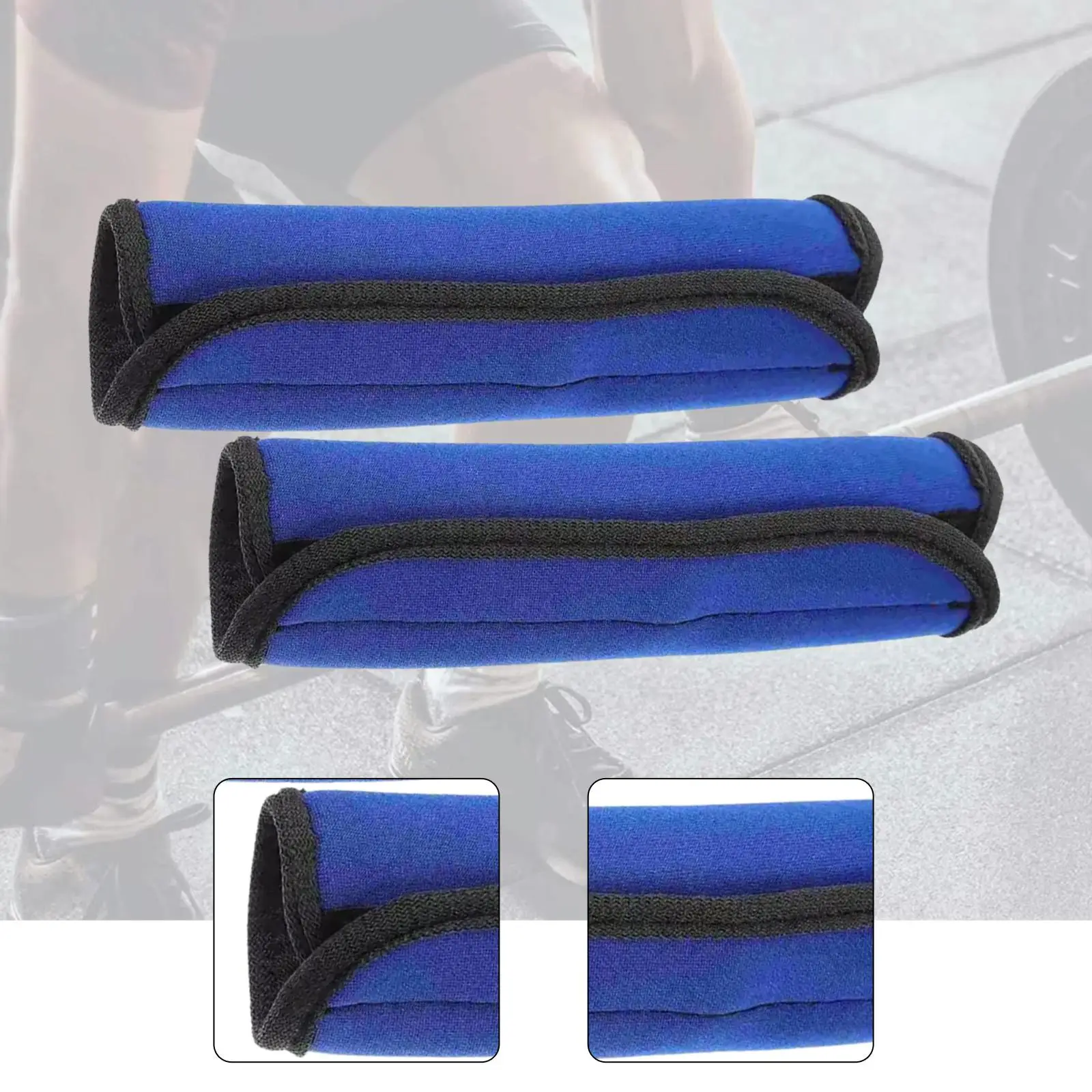 2x Pull up Bar Cushion Grips Anti Slip Soft Cover Pads for Dumbbell Barbell Exercise Equipment Doorway Chin up Bar Gymnastic - view 5