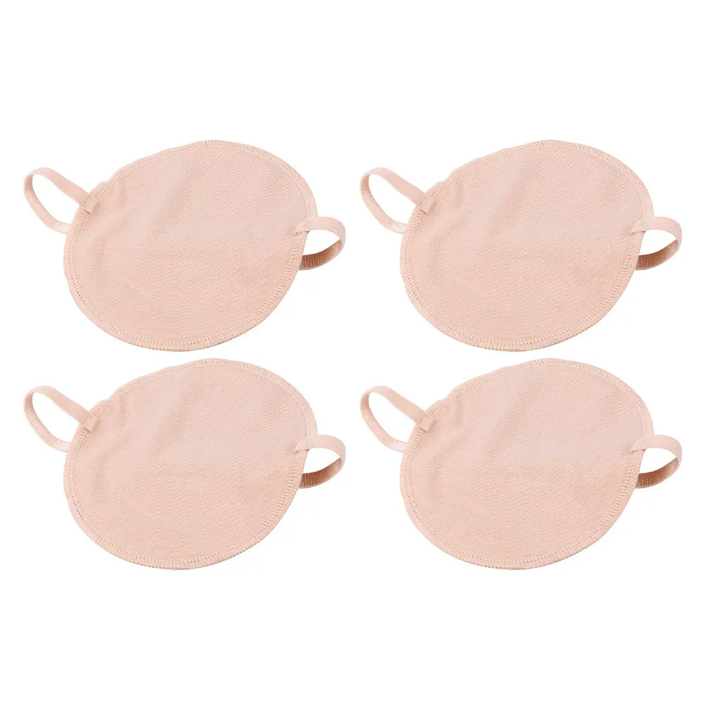 

2 пары хлопковых подушечек для защиты от пота подмышками, впитывающие пот, легко используемые для рубашек, блузок, футболок, кепок, для защиты от летней жары