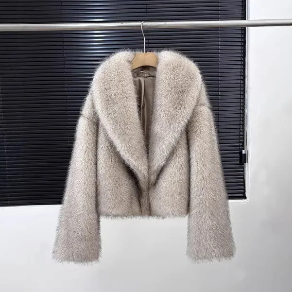 Women's Fur Coat and Eco Fur Coat for Women New in Faux Fur Jacket Female High Quality Women's Clothing Jacket with Fur