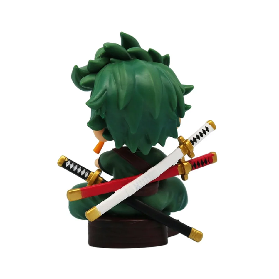 One Piece Handheld Ruffy Solon Sitting Q-Version Trendy Play Cartoon Anime Desktop Auto Ornament Periphere Geschenke – Detail 7