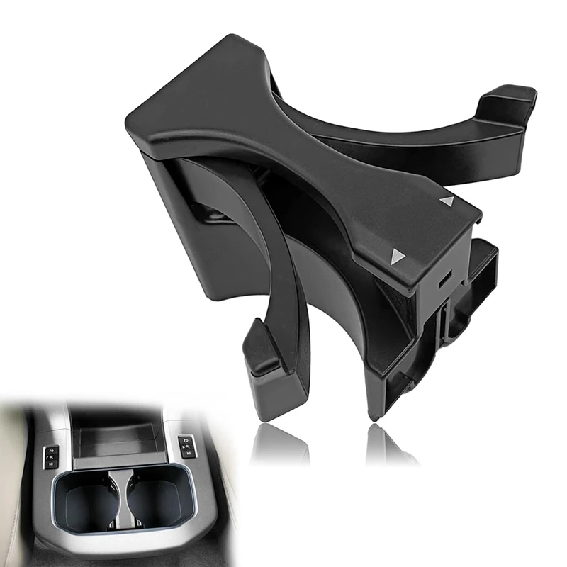 Car Center Console Cup Holder Insert Divider Collapsible Separator 55604-35050 For Toyota 4Runner 2003-2009