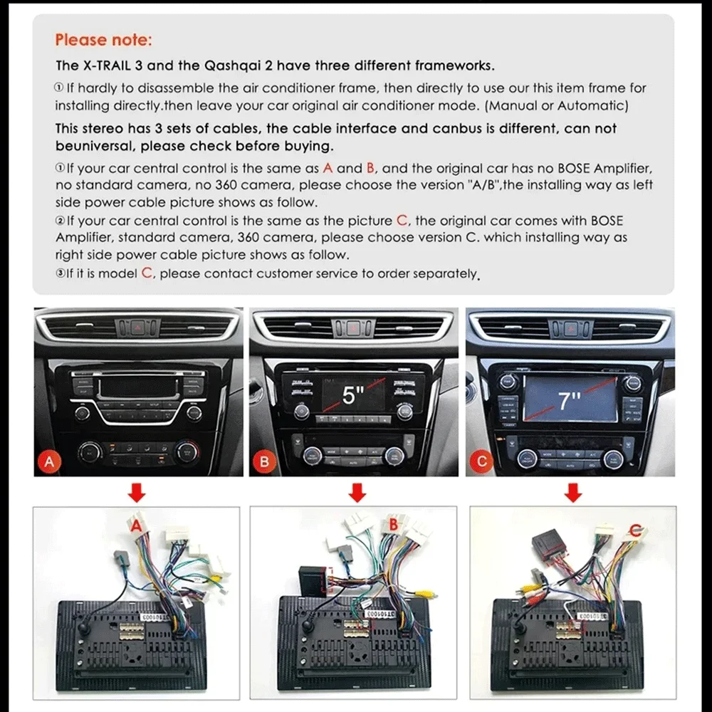 12.3 inch 2 Din Android 16 For Nissan Qashqai 2 J11 X-Trail T32 Rogue 2013-2021 Car Radio  Multimedia Player Carplay Stereo DVD