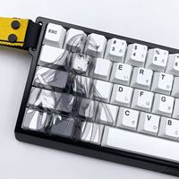Anime Keycaps 130 Keys DARLINGintheFRANXX Keycaps DYE-SUB Key Caps PBT Cherry Profile for Mechanical Keyboard ND63Ace60/68