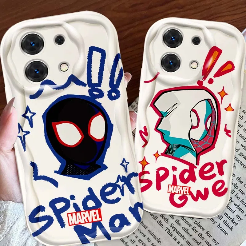 

Marvel Spider Man Anime For Xiaomi Redmi 9T 9A 9 9C 10 10C 12 13 13C 14C A2 A1 Plus K30 K40 K60 5G Wave Oil Phone Case