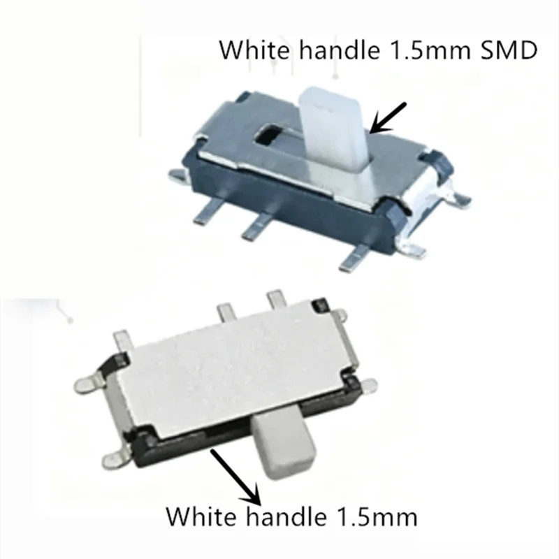 50Pcs MSK12C01 MSK-12C01 micro slide switch power supply switch small pull switch 7 p 7 needle miniature toggle switch MSK12C02