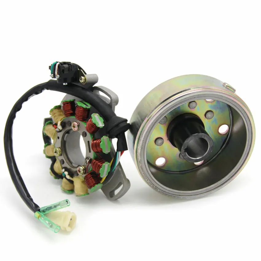Motorcycle Ignition Coil Stator For Yamaha Banshee 350 YFZ350 1987 1988 1989 1990 1991 1992-1994 Magneto Generator Stator Coil