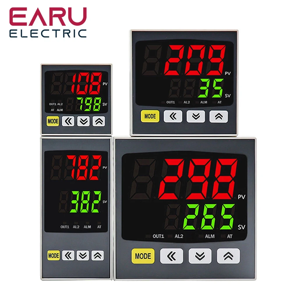 Termostato Digital Inteligente para Aquecimento Novo Controlador de Temperatura Regulador de Entrada Universal Saída do Relé Ssr Aquecimento Pid 110v 220v