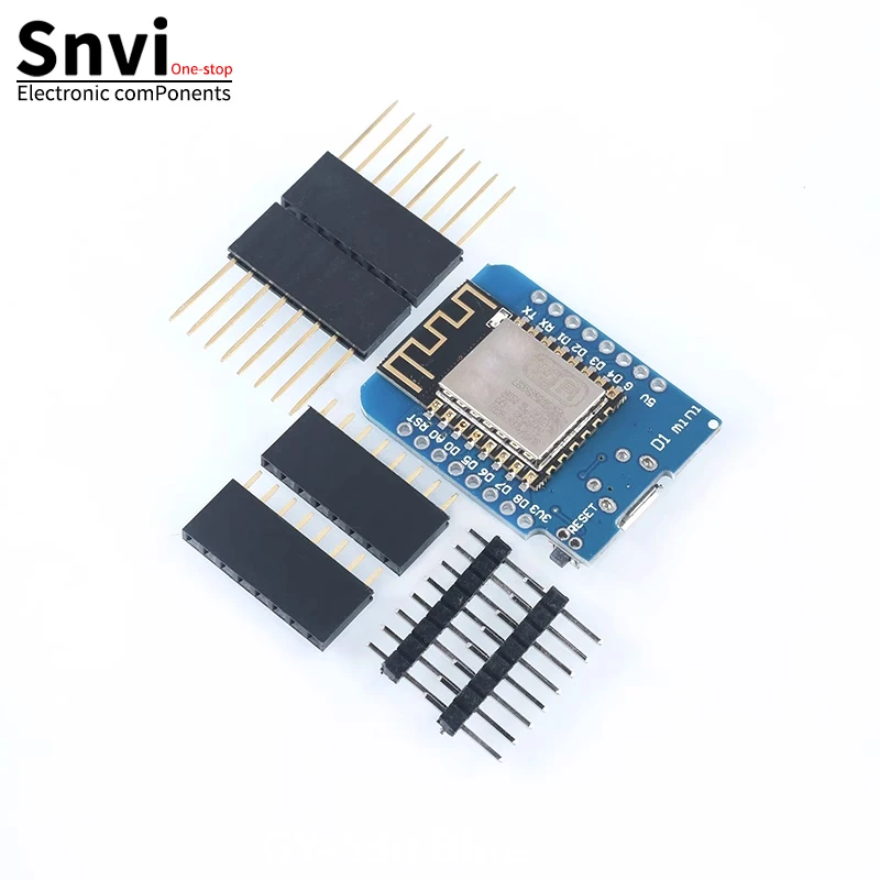 snvi Wemos D1 Mini TYPE-C/MICRO USB ESP8266 ESP-12F CH340G V2 WIFI Development Board Mini NodeMCU Lua IOT Board 3.3V With Pins