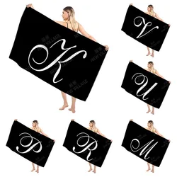 Bathroom Bath towel for adults sauna Large beach towel Gym towel Large hotel woman shower quick drying microfiber simple letter