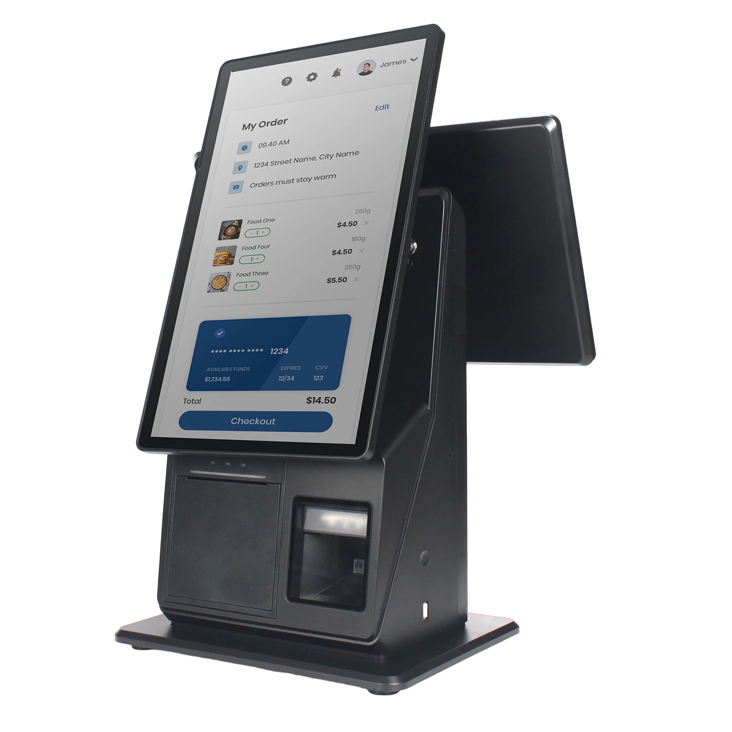 hit productNew 15.6 Inch Rotatable All-in-One Self-Service Kiosk With 15.6