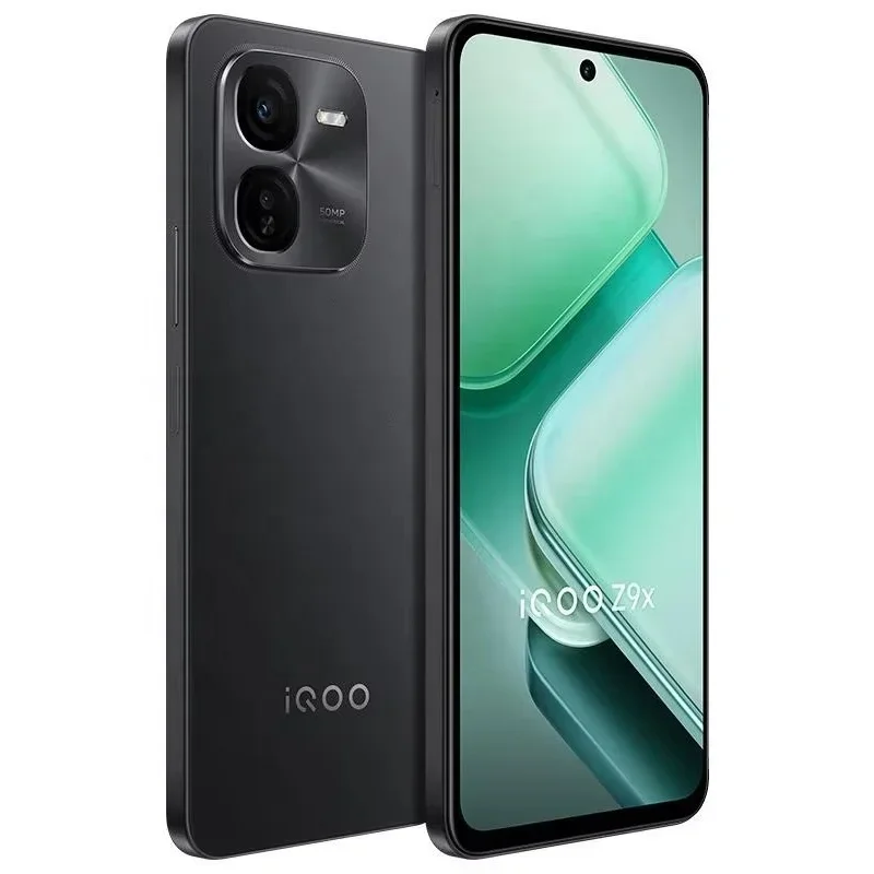 

Original iQOO Z9x 5G smartphone 6.72 inch LCD 120HZ,Snapdragon 6 Gen 1,8GB+128GB,6000mAh Big Battery,80W Charge,50MP Camera