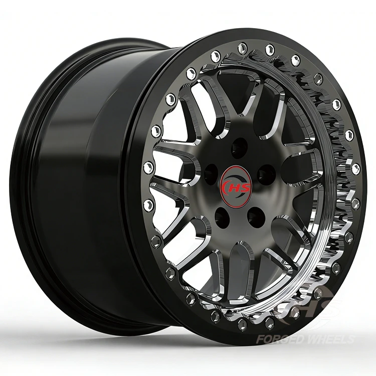 Drag Racing 5x120 5x112 5x114.3 Beadlock Forged Wheels for  M2 F80 F82 F90 E46 E92 M3 M4 F30 G20 G30 G80 G82 Dodge Challenger