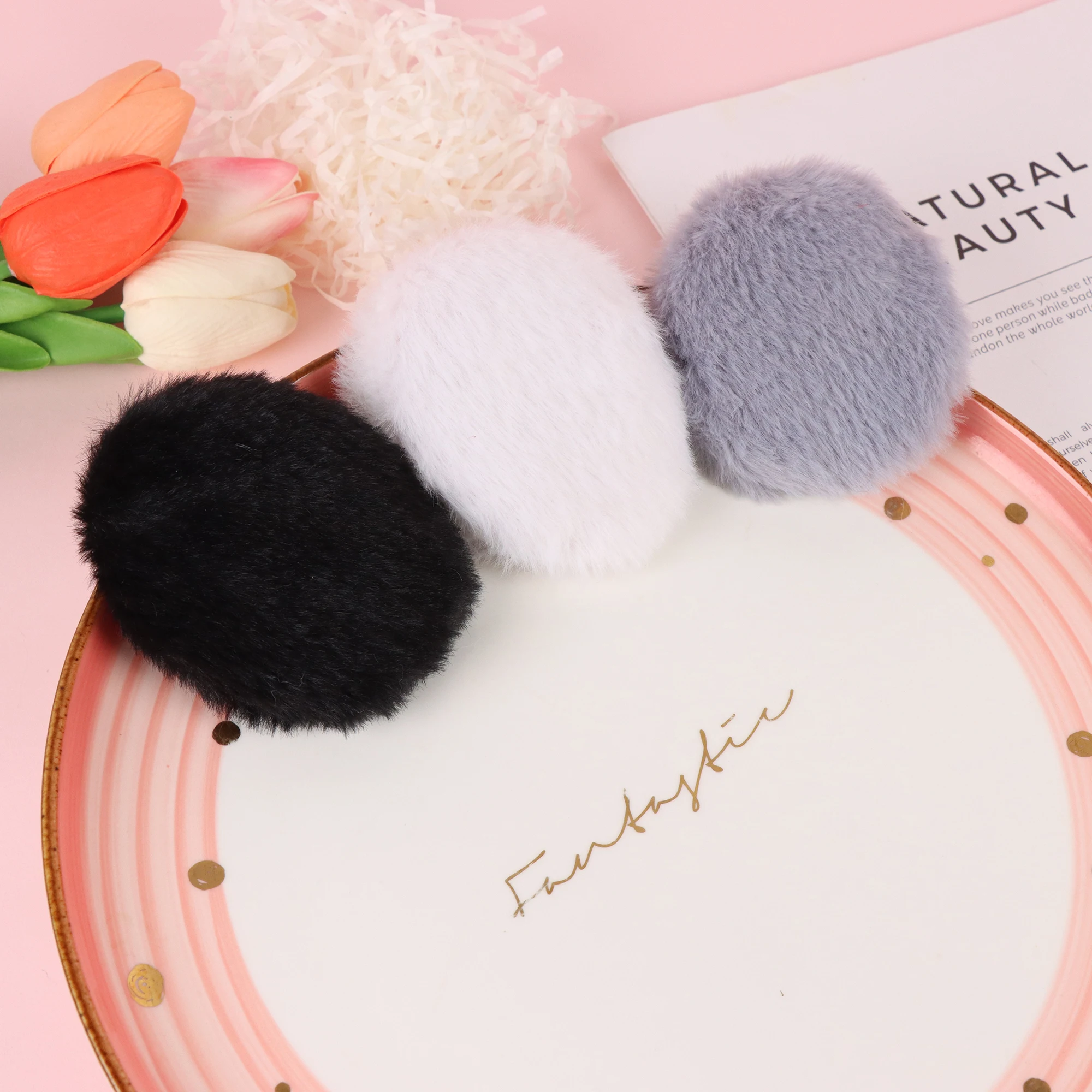 Orejeras peludas Unisex para exteriores sin calentadores de orejas orejeras de invierno protección para los oídos a prueba de viento orejeras regalos de navidad