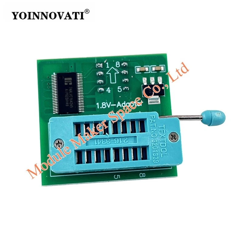1.8V Adapter for Iphone or Motherboard 1.8V SPI Flash SOP8 DIP8 W25 MX25 Use on Programmers TL866CS TL866A EZP2010 EZP2013 CH341