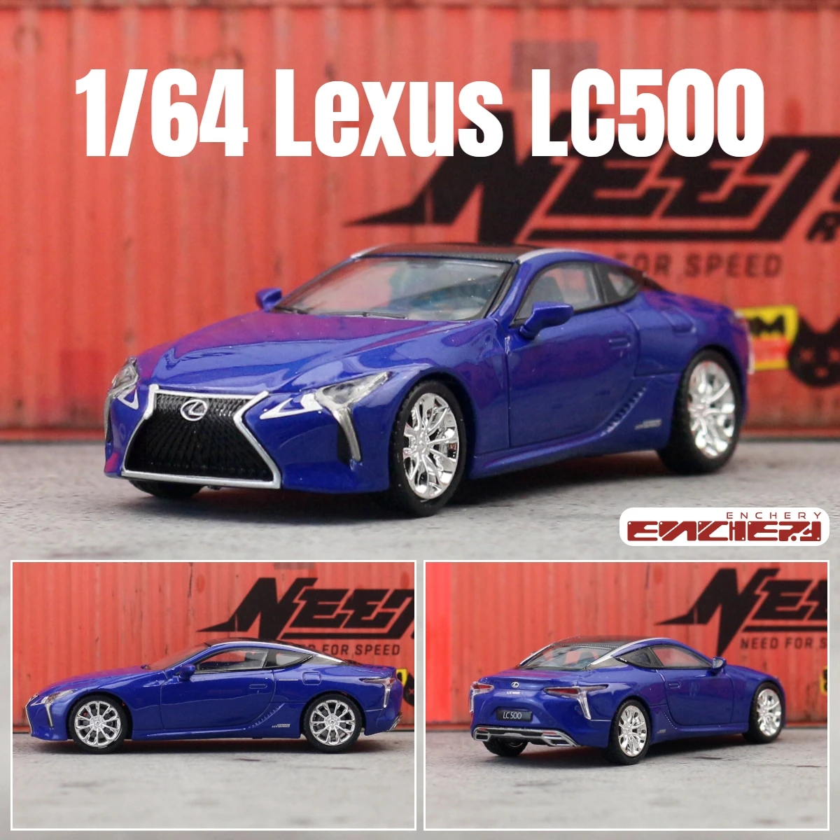 1/64 Lexus LC500 Super Sport Toy Car Miniature Model 1:64 ENCHERY