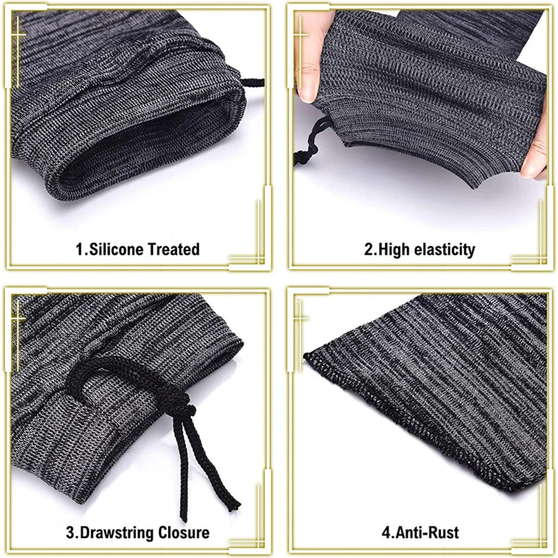 Knitted polyester rifle sniper gun sock sleeve pistol protective sleeve 40CM/140CM soft cloth hunting tactical gun sleeve