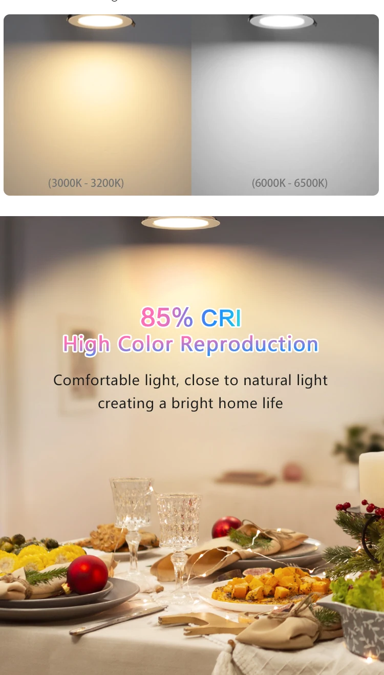 LED Downlight 7W 9W 12W 15W 18W AC 220V 240V Einbau Runde Led decke Lampe Strahler Panel Lichter Innen Beleuchtung Spot Licht – Detail 2