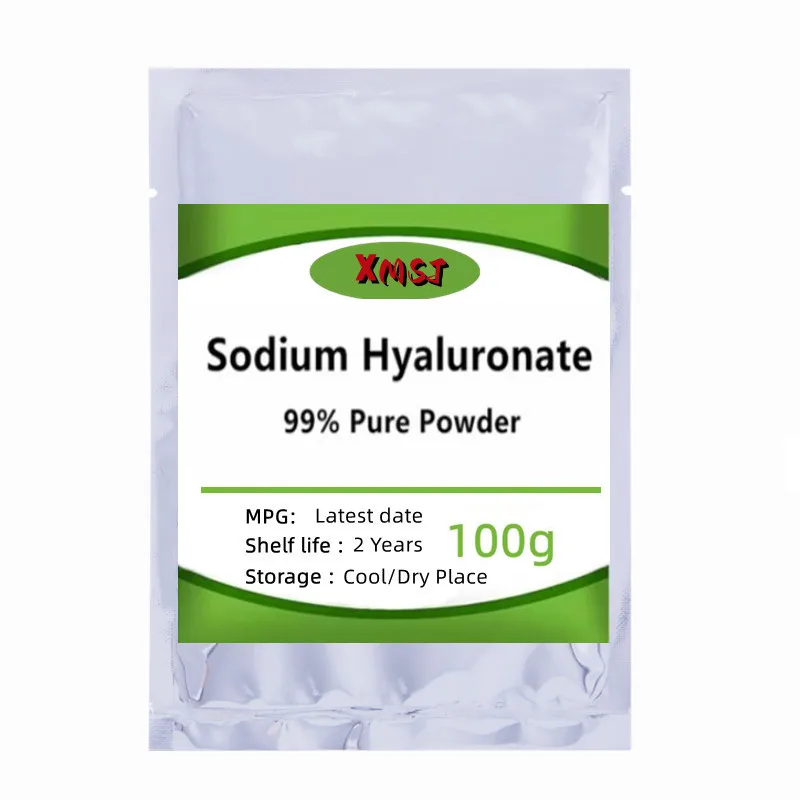 Sodium Hyaluronate Powder Ha Food Grade Hyaluronic Acid Stock Solution Skin Care Raw Material Repair Facial Mask Moisturizing