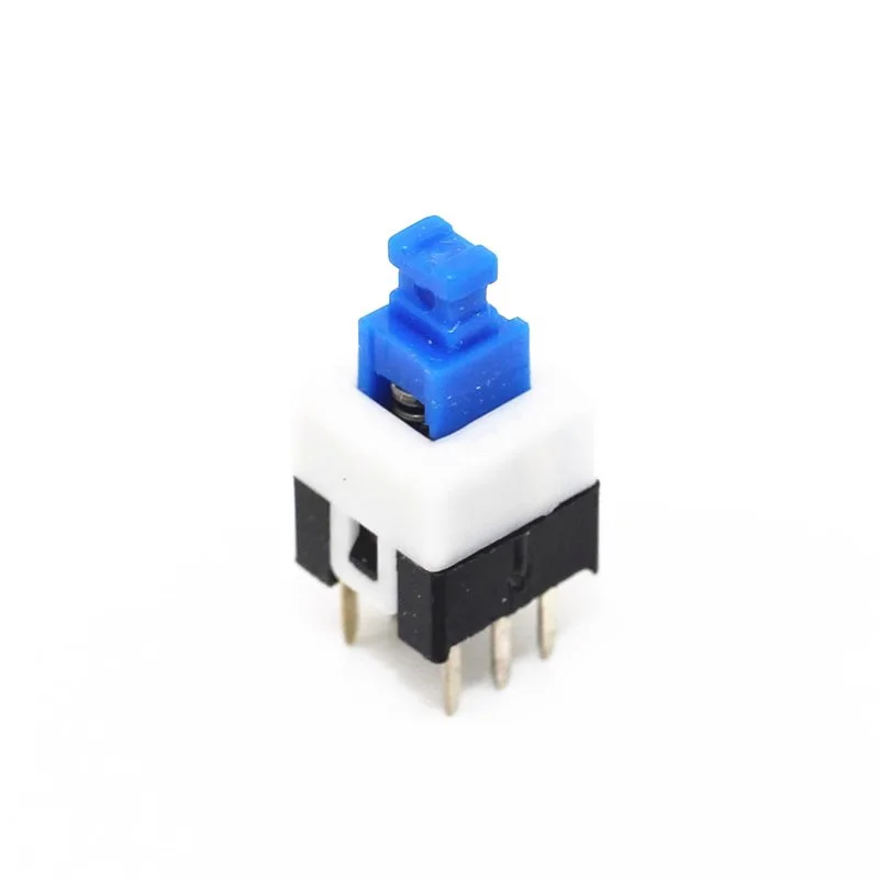 2PCS Button switch Key Six-pin switch 5.8 x 5.8 7 x 7 8 x 8 8.5 x 8.5MM Self-locking non-locking switch Six-pin