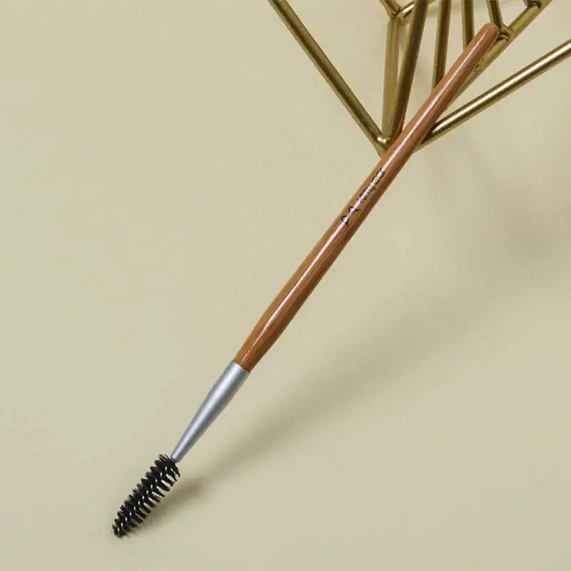 Make Up Brush Eyebrow Brush Eyelash Comb Tool Bamboo Handle BSF Soft Hair Portable Multifunction Makeup Brush For Girl