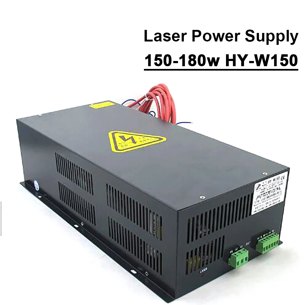 HAOJIAYI 150-180W CO2 Laser Power Supply for CO2 Laser Engraving Cutting Machine HY-W150 T / W Series