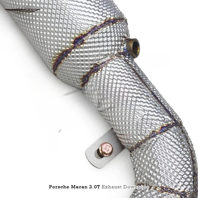 رائجة البيع OBM العادم النازل ل 1 ماكان 2.0T 2013-2018 الفولاذ المقاوم للصدأ النازل مع محفز العادم الأنابيب سيارة العادم S #1