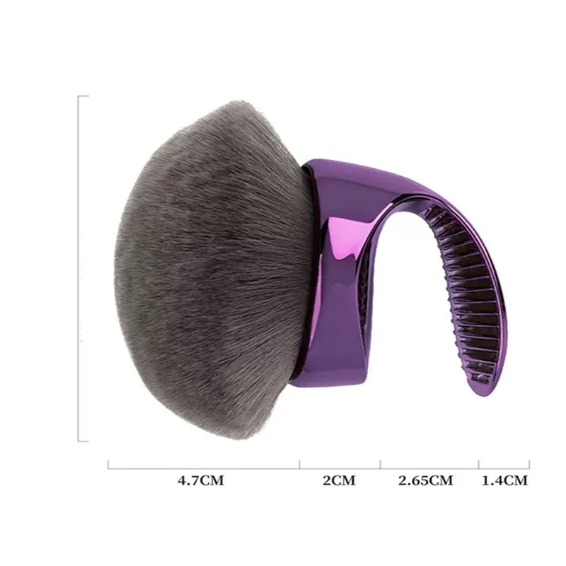 Pincel de maquiagem corporal extra grande para auto-abronzeador, maquiagem de pernas e aplicador de bronzeamento automático, cabeça redonda larga, pincéis kabuki para corpo