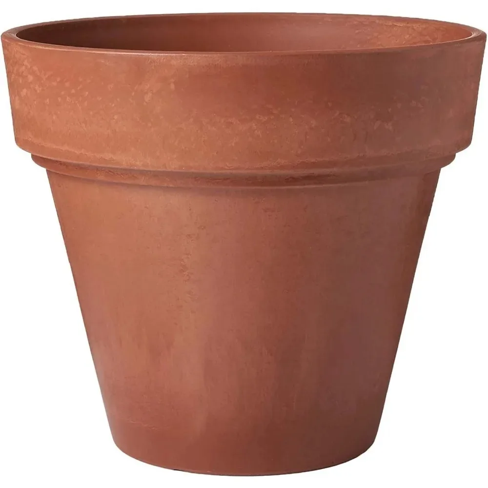 Pots and Planters for Plants Terra Cotta Color Home Garden Arcadia Garden Products OT55TC Traditional Pot 21.5 By 20-Inch Flower