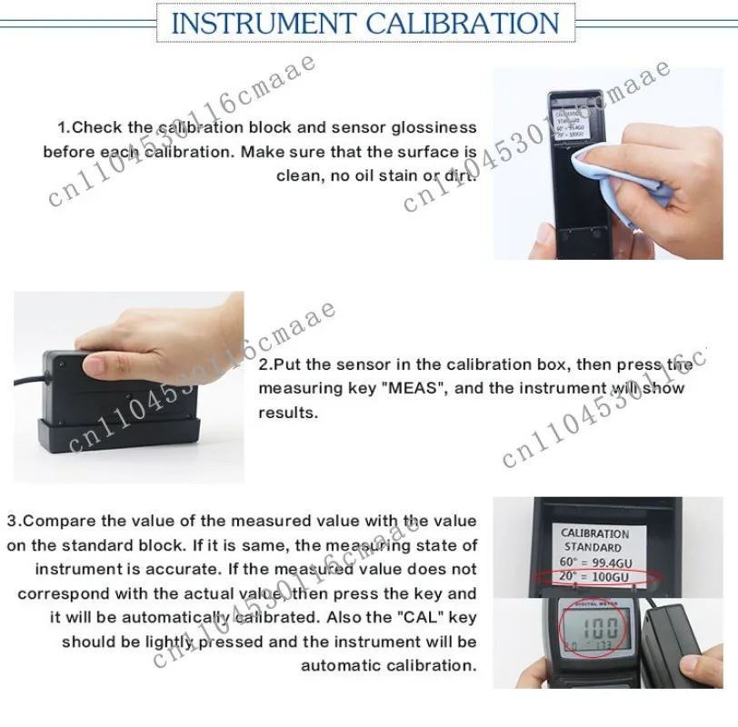 Multifunctional Gloss Meter GM-268 (optional: GM-6, GM-26)