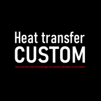 Custom Heat transfer Badge Ironing on Clothing DIY Washable Thermal Transfer Vinyl Iron on T-Shirts DTF Transfer Decor Appliqued