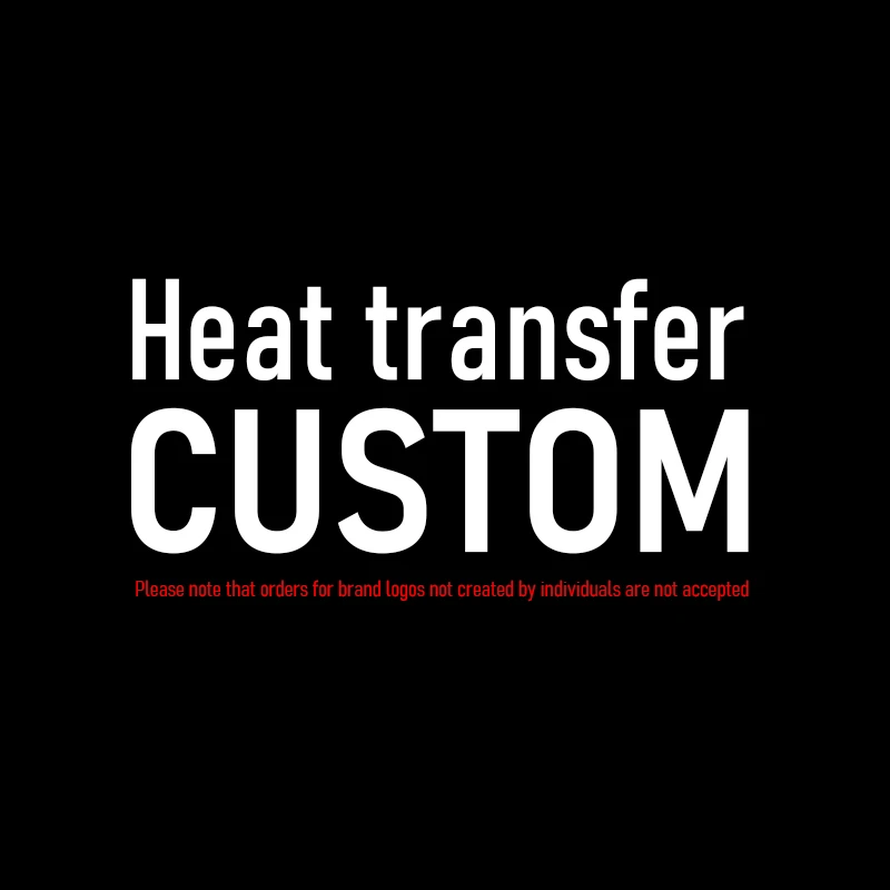 Custom Heat transfer Badge Ironing on Clothing DIY Washable Thermal Transfer Vinyl Iron on T-Shirts DTF Transfer Decor Appliqued