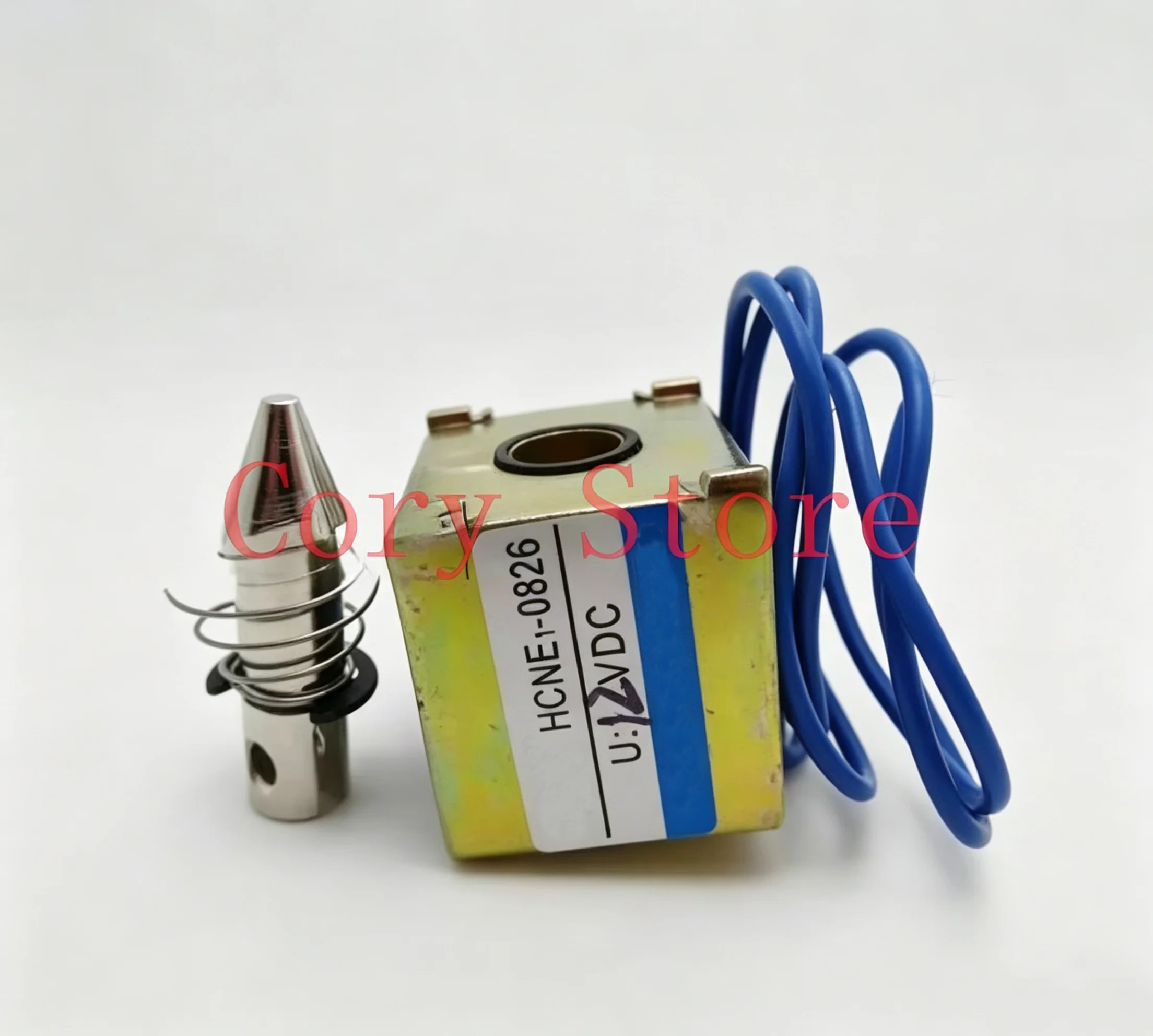 1Pc 12/24VDC Pull Hold/Release 10mm Stroke 20N Force Electromagnet Solenoid Actuator HCNE1-0826