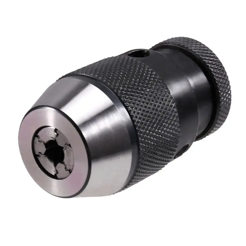 B10 0.5-6MM Precision Automatic Drill Chuck, Self-Tightening Collet And Tool Holder Bracket