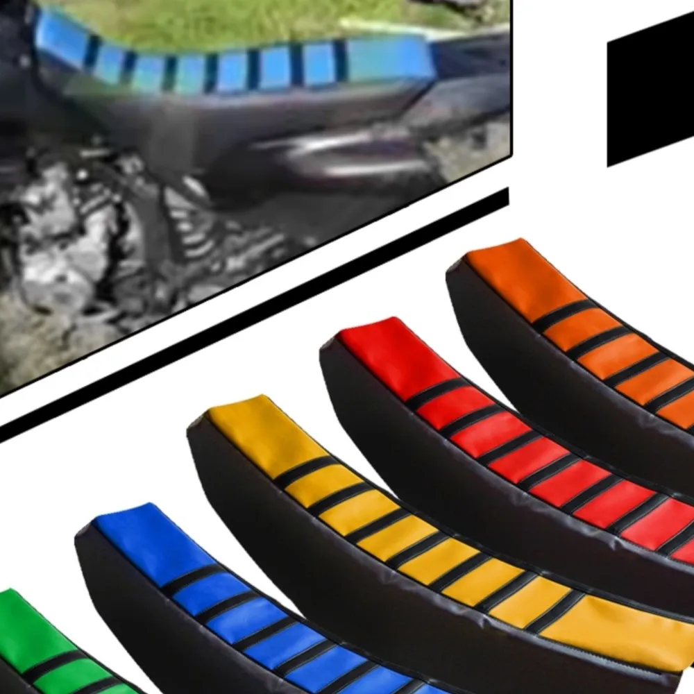 For Honda TRX XLR CRF XR 50 70 80 100 230 250 350 400 450 500 600 650 R L F MOTARD CRF250R Motorcycle Rubber Soft Seat Cover