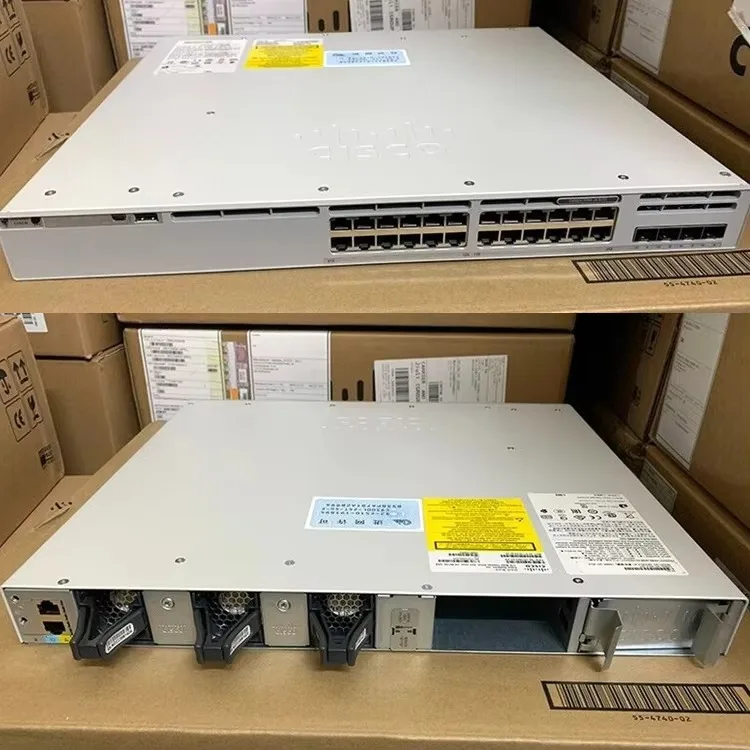 C9300L-48T-4G-E Cisco Switch C9300L 48 Ports Network Essentials 4x1G Uplink Network Switch