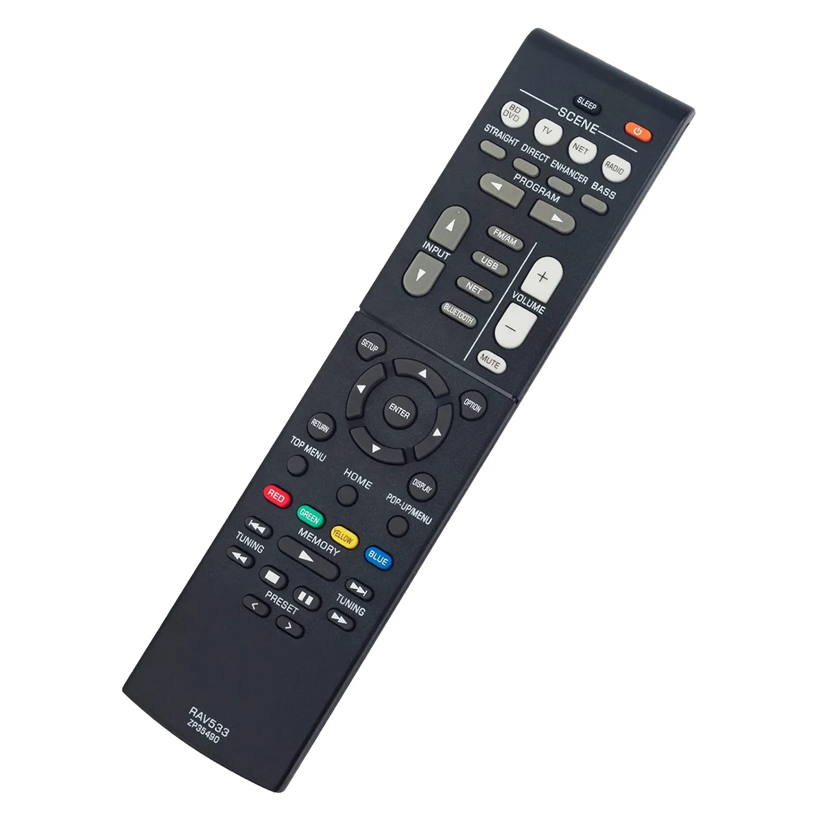 RAV533 Replace Remote Control for Yamaha AV Receiver Home Theater System RX-V579 HTR-4068 TSR-5790 HTR-3068 RX-V479