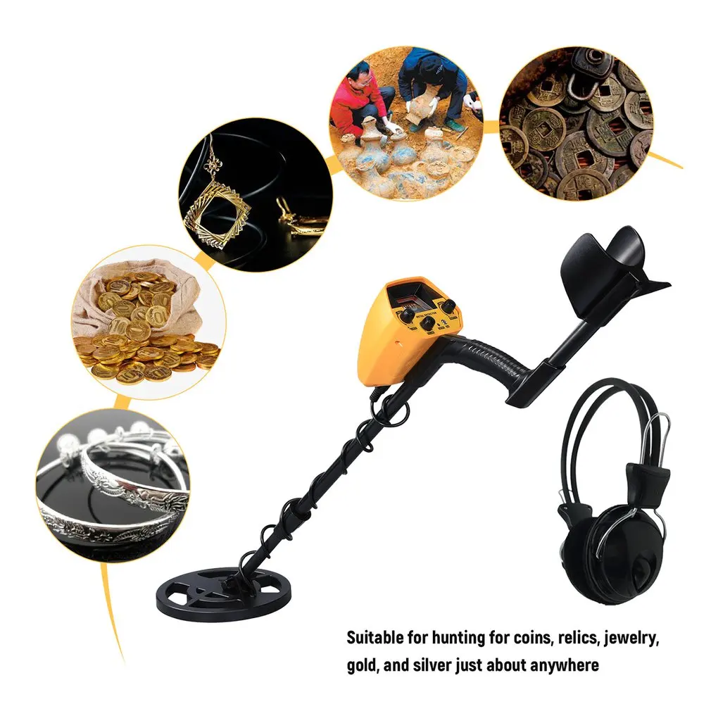 Gtx5030 Metal Detector Accurate Measurement Underground Gold Detector Headset Archaeologists Treasure Hunter