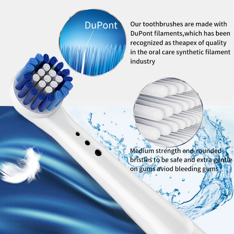 4Pcs Electric Toothbrush Head For Oral B Electric Toothbrush Replacement Brush Heads Tooth Brush Hygiene Clean Brush Head