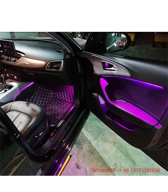 Car Interior Ambient Lights Colors Atmosphere Light Car Ambient Lighting For Audi A6 C8