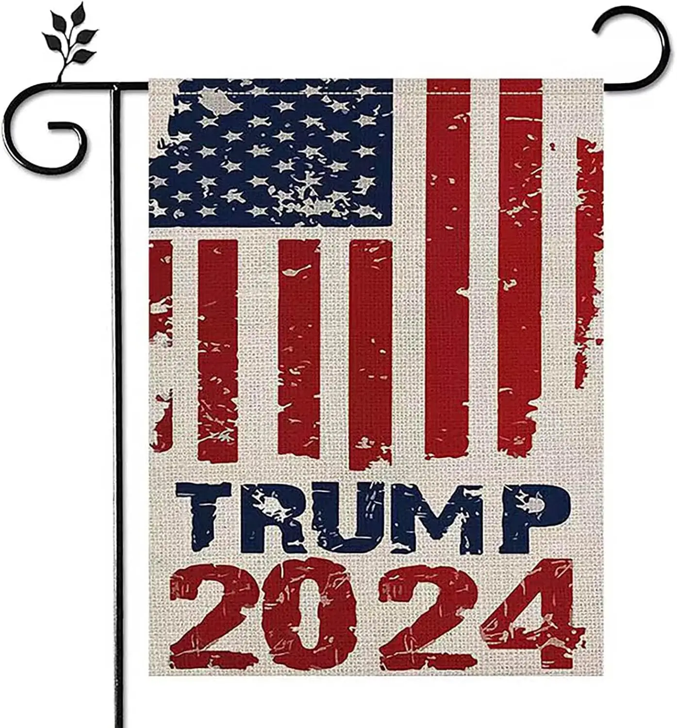 

Трамп 2024, сад флаг, Трамп 2024 ярдов, поддержка фотодвора, льняной ткани, открытый флаг, двусторонний открытый флаг