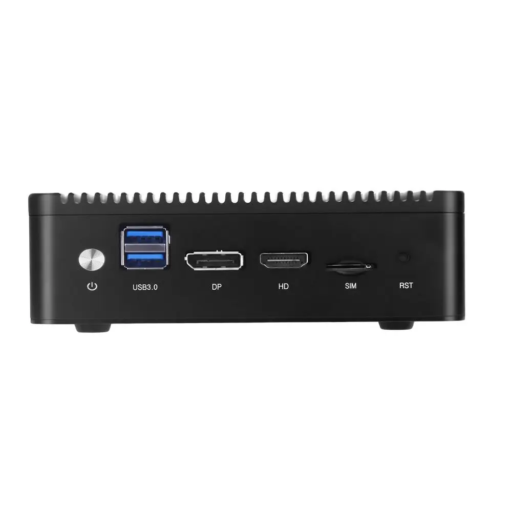 AN2 Quad Core Intel N4000/J4125 4 * I255 2.5G LAN Mini PC Fanless Soft Router HD-MI VGA Firewall Appliance AES-NI OPNsense ESXi