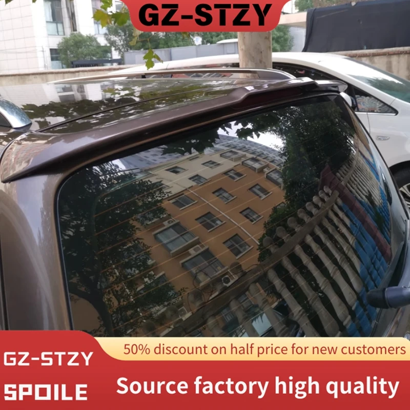 

For VW Touran Spoiler High Quality ABS Material Car Rear Wing Primer Color Rear Spoiler For Volkswagen Touran Spoiler 2008-2015