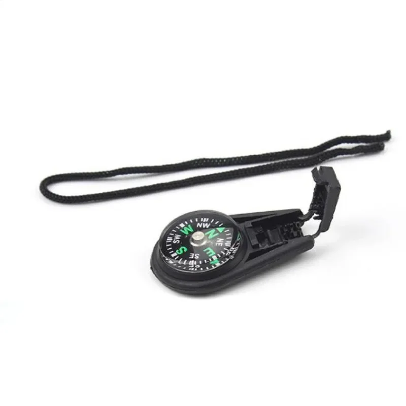 1 قطعة بوصلة بقاء صغيرة مريحة الملاحة الرياضة في الهواء الطلق التخييم التنزه حقيبة ظهر للصيد قلادة البوصلات