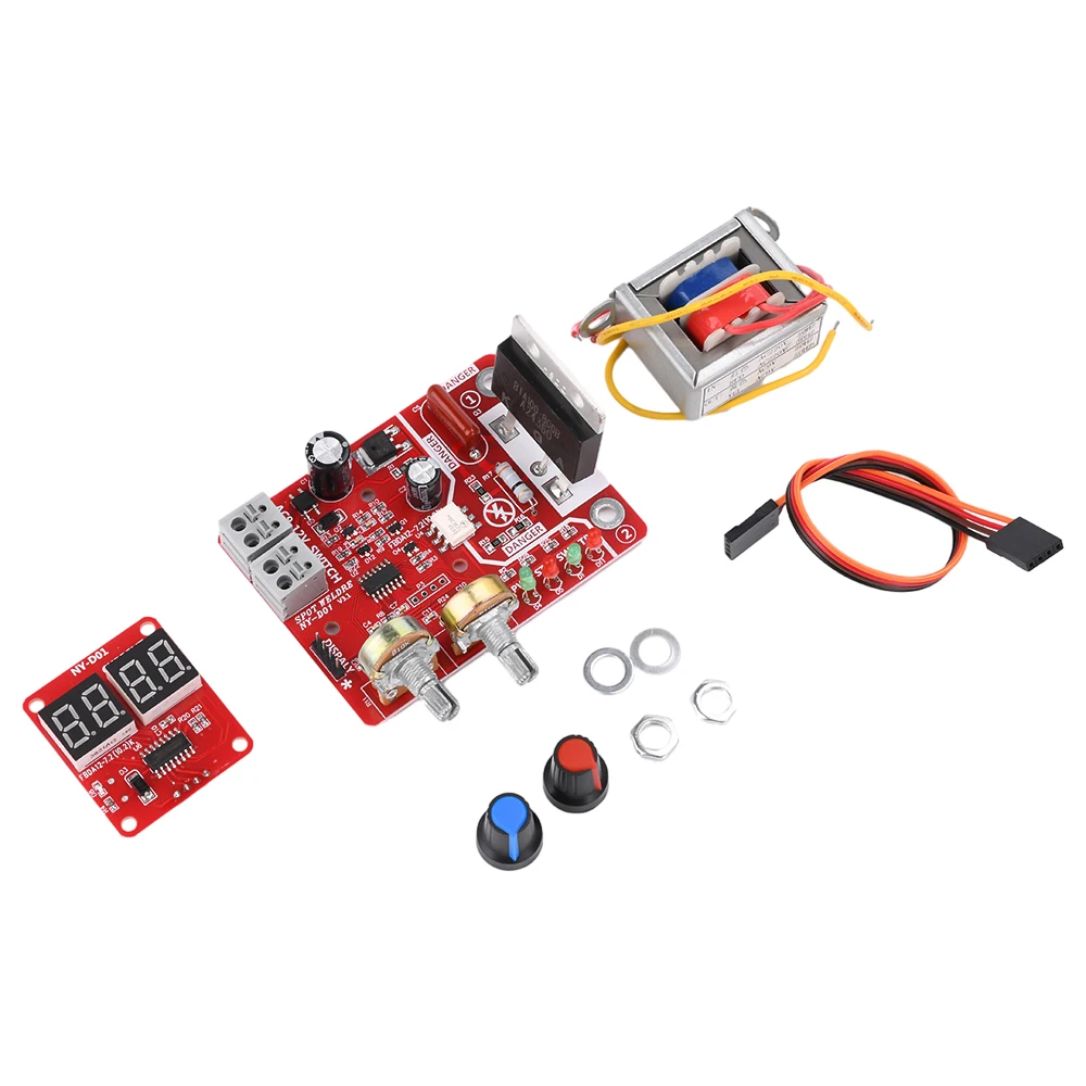 

NY-D01 AC220V 100A Spot Welding Machine Control Panel With Digital Display Single Pulse Spot Welder Control Board Kit
