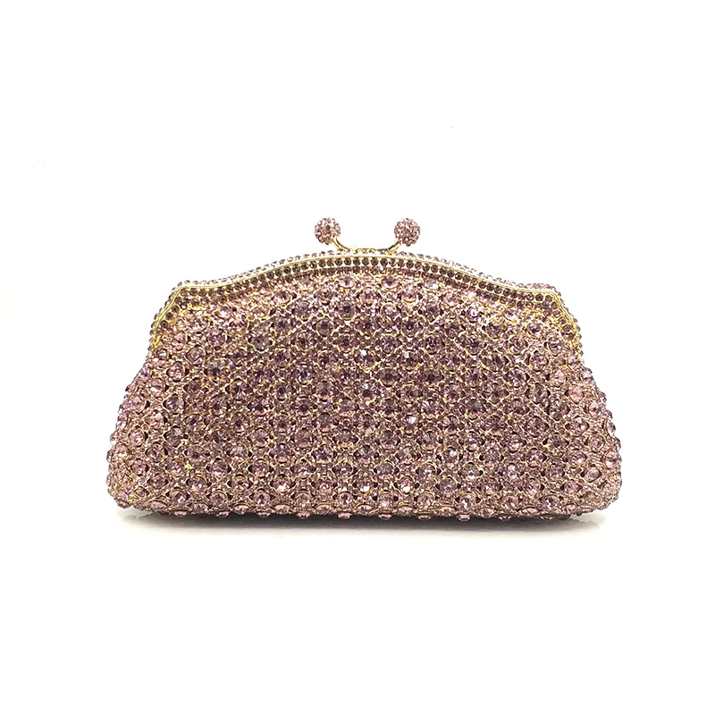 

Ornate women evening party wallet handbag diamonds Glamorous purses luxury crystal clutches bridal wedding party purses bag