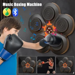 Music Boxing Training Machine Adult Children Smart Sports Fitness Boxing Trainer Home Exercise Punch Wall Target Boxing Training