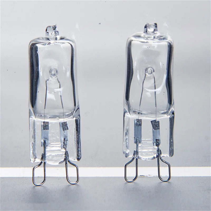 1/5 قطعة G9 230 فولت 18 واط 25 واط 33 واط 40 واط 60 واط كريستال مصباح مصباح هالوجين ايكو الهالوجين مصابيح كهربائية كبسولة LED مصباح لمبات إدراج الخرز