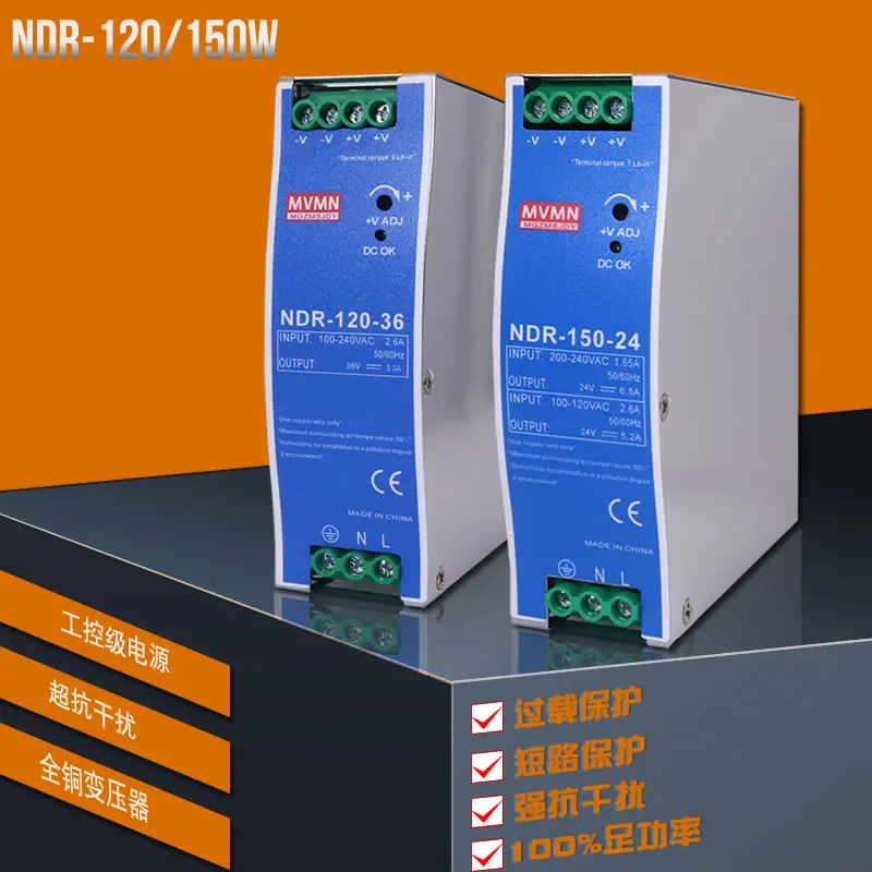 Ndr-120W-24V Rail P…